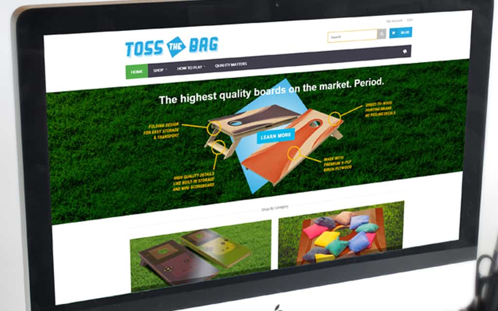 Website Launch: Toss The Bag