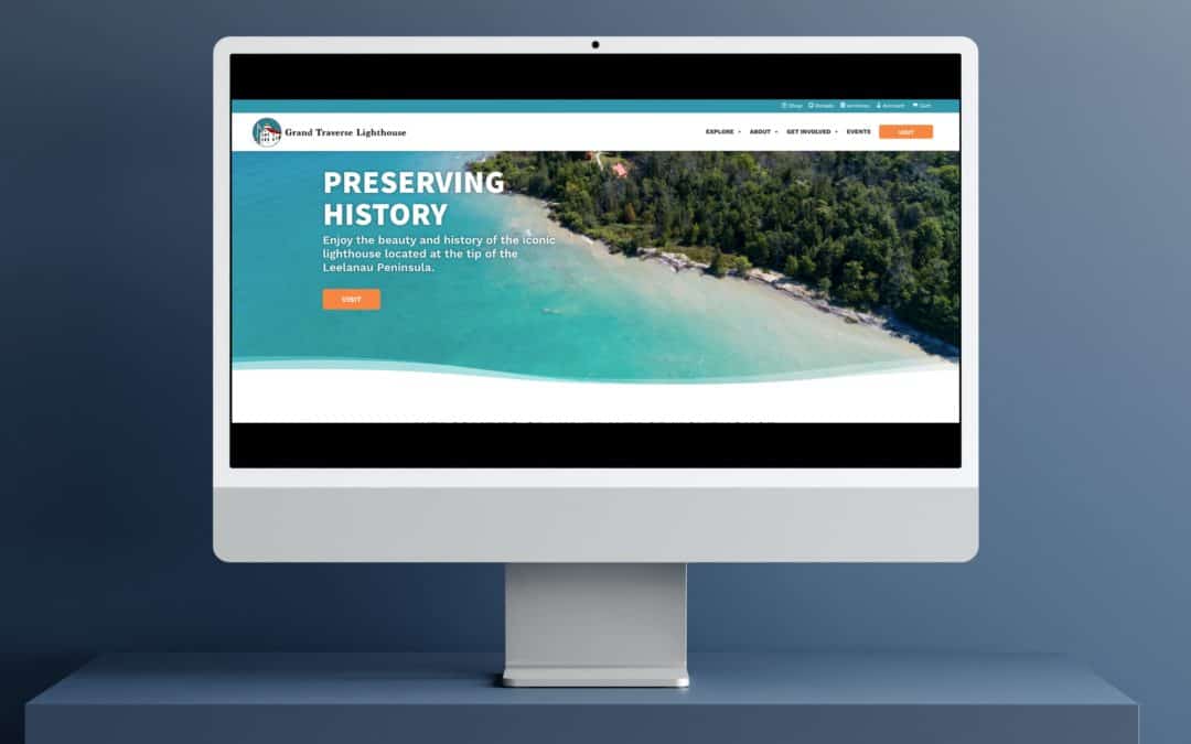 Brand New Website for Grand Traverse Lighthouse